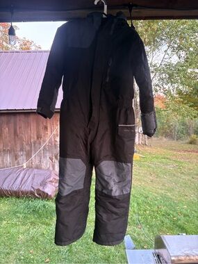Arctix Kids Black and Gray Insulated One-Piece Snow Bunting